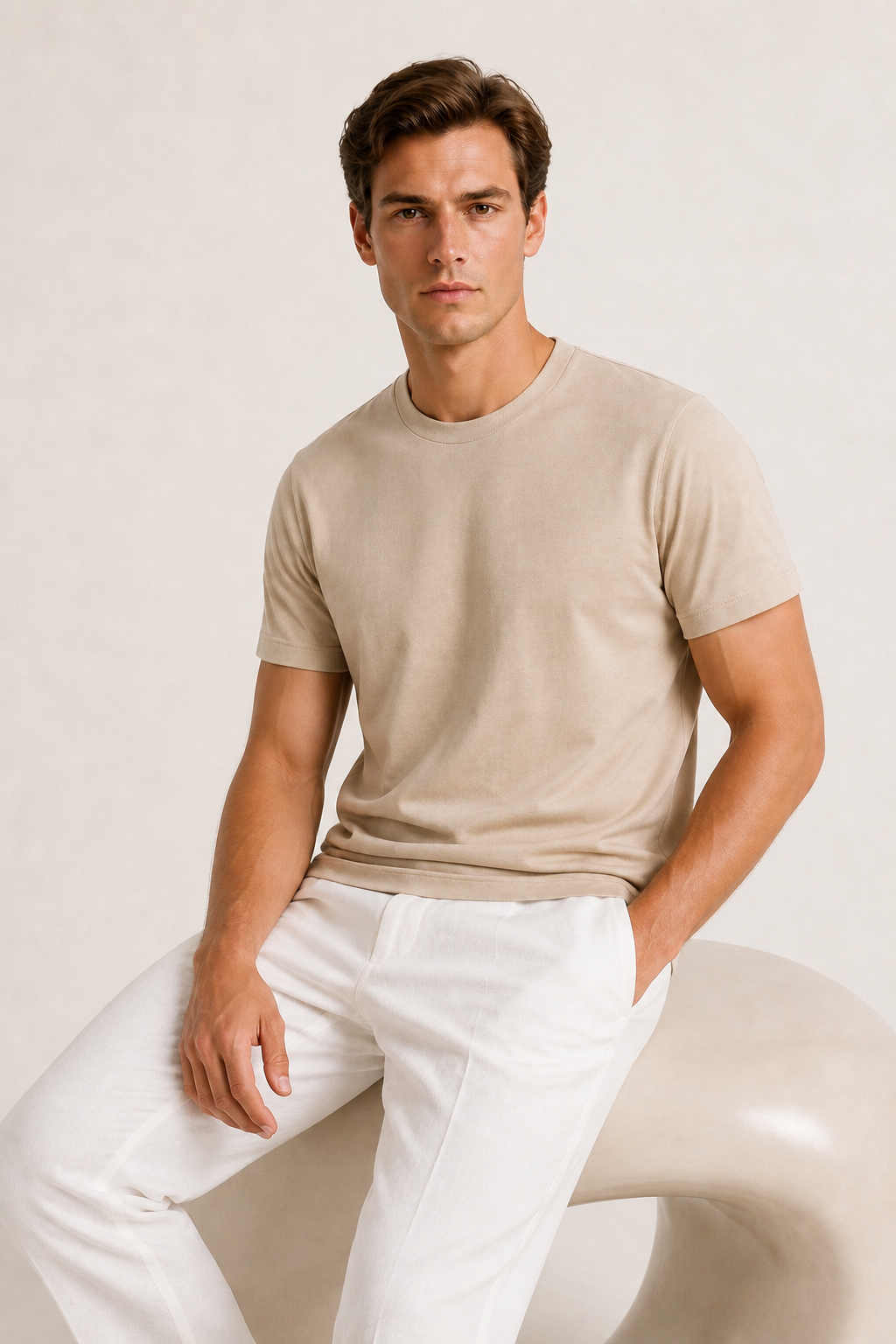 Azuro T-Shirt Beige