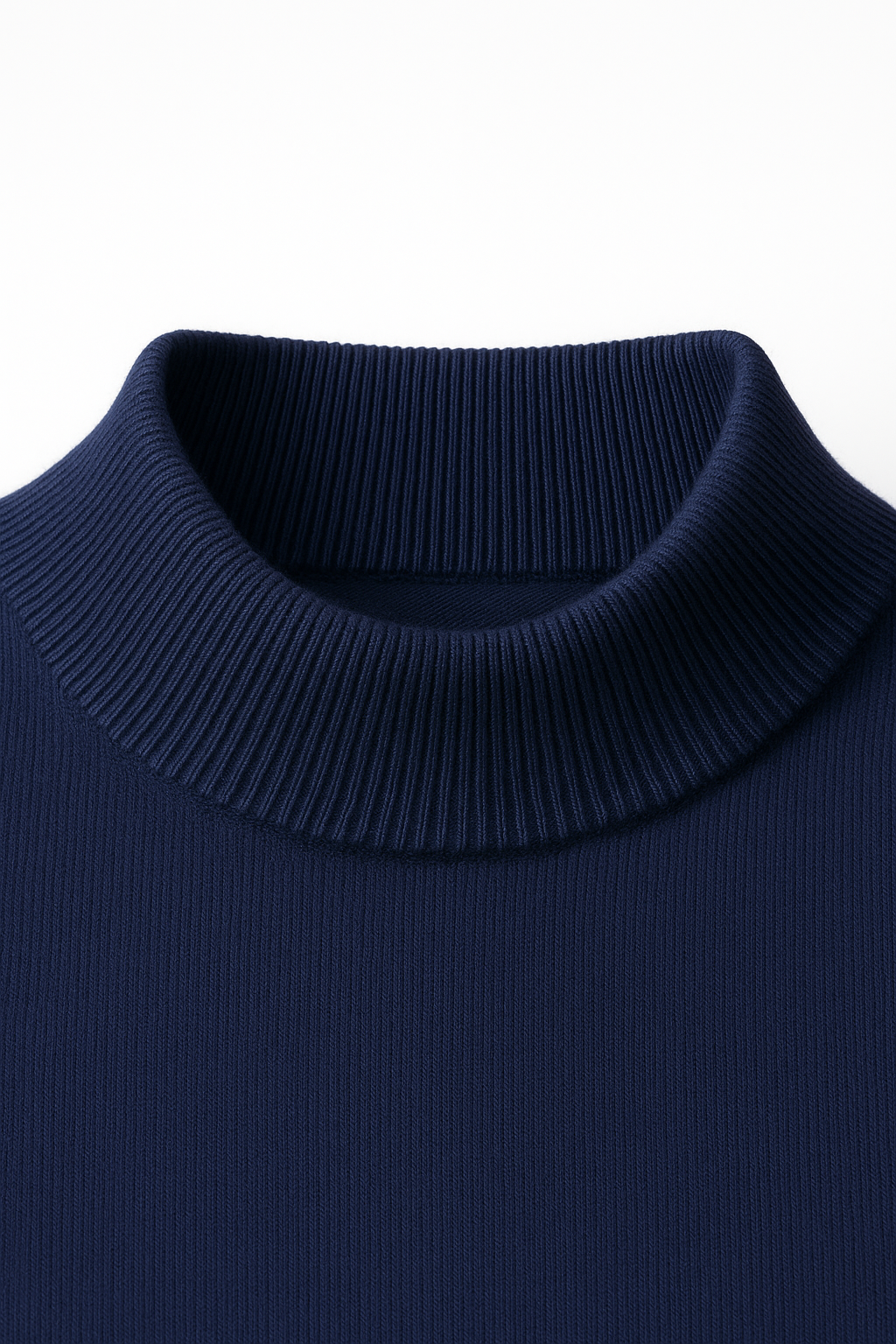 Azure Strick-T-Shirt Navy