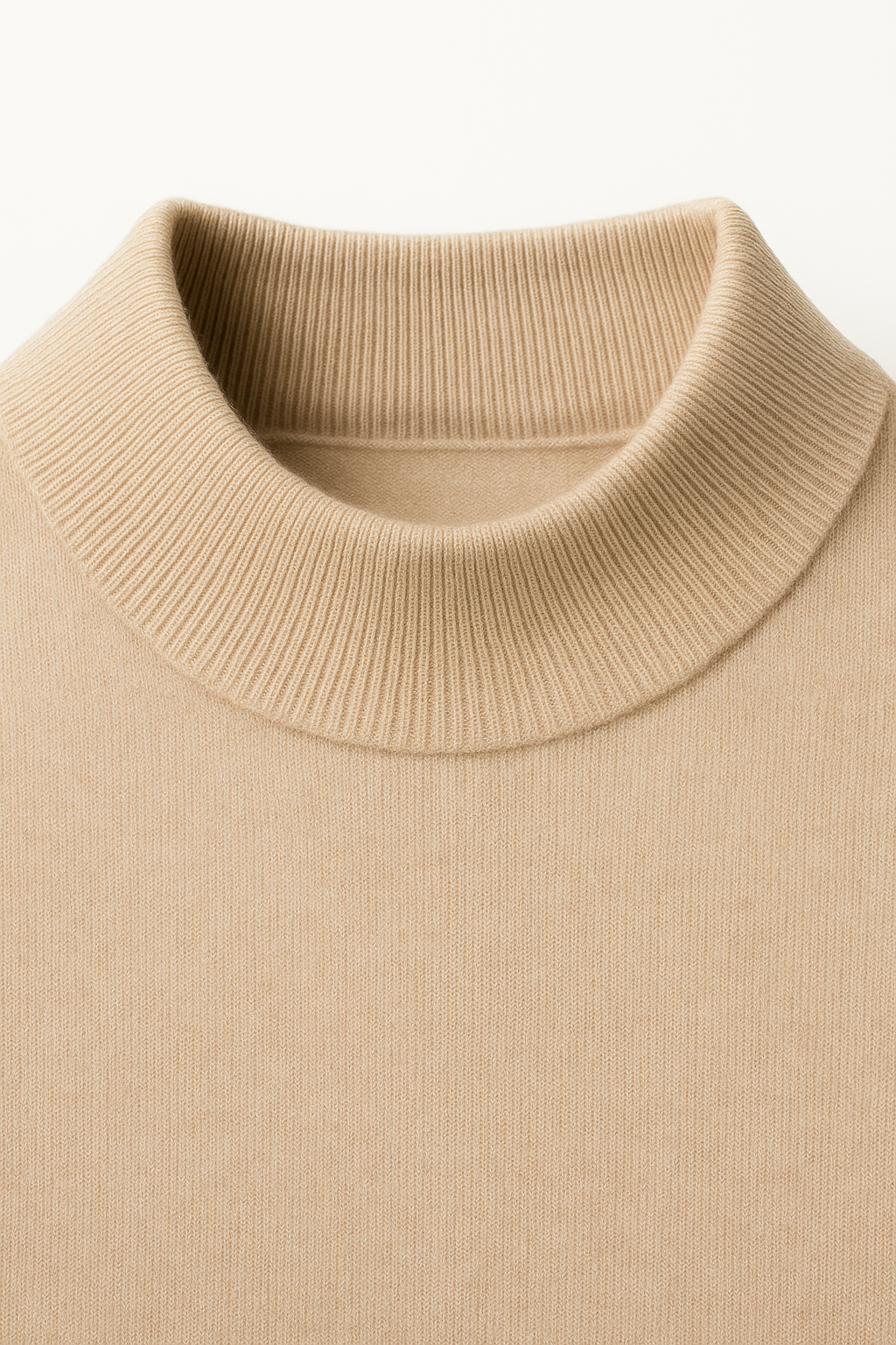 Gestricktes T-Shirt Azure Beige