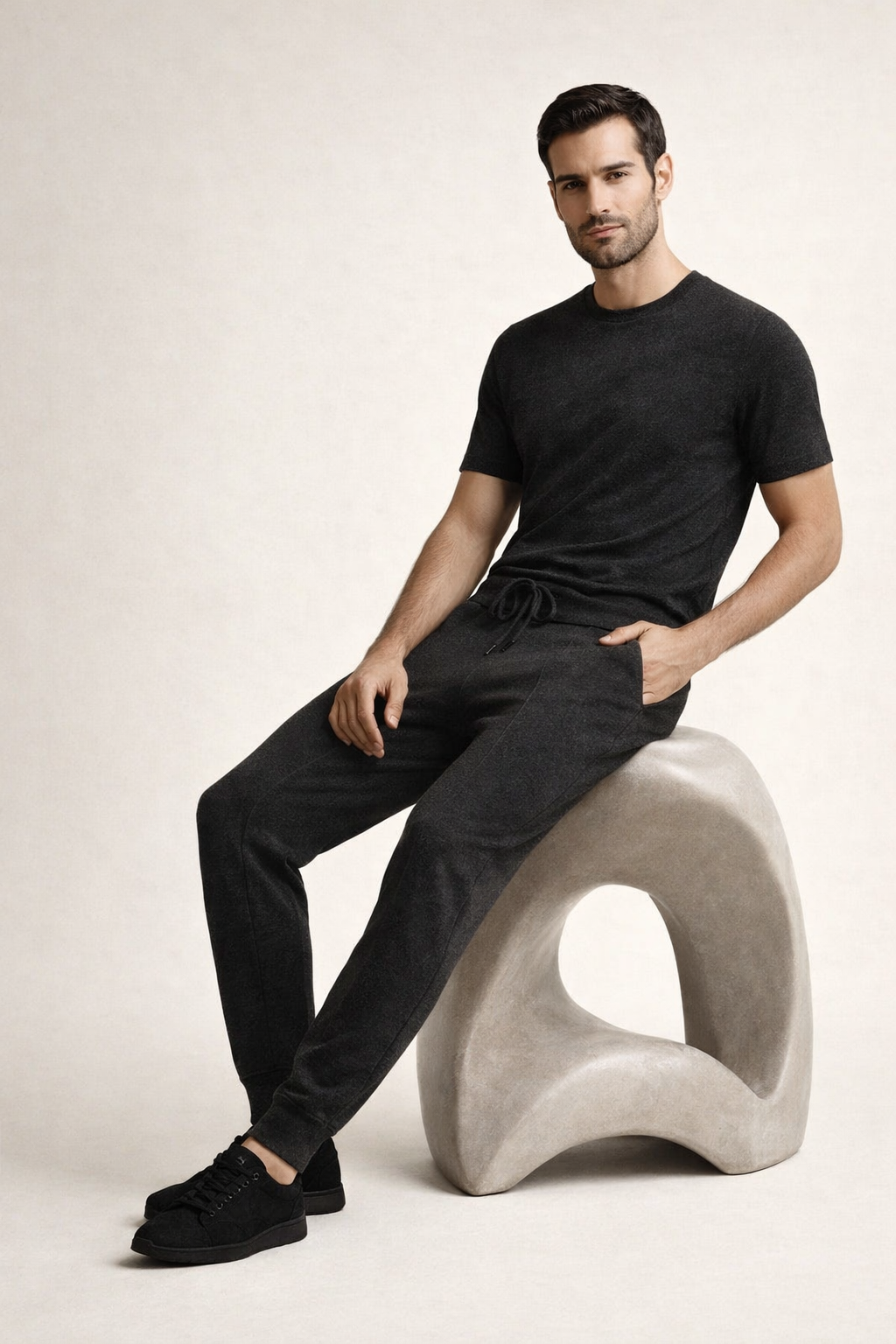 Classic Leisure Trouser Black