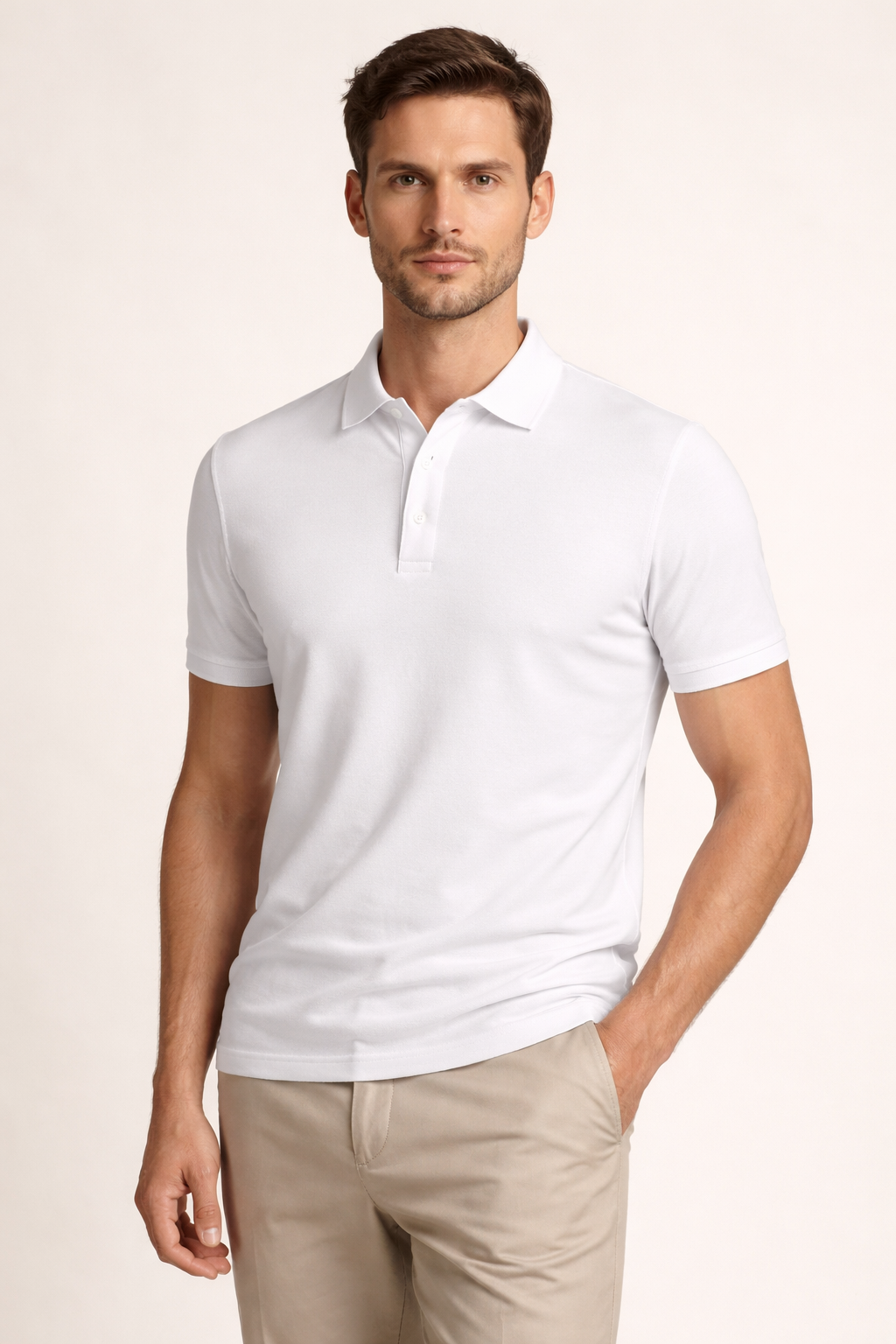 Verfeinertes Polo-Weiß