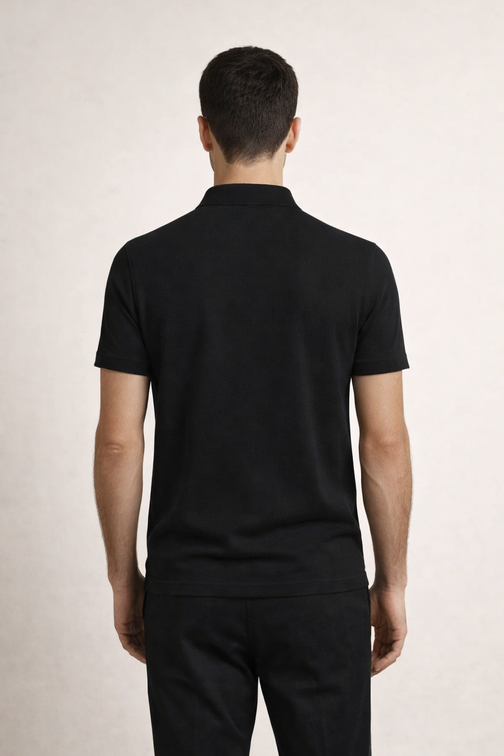Edles Polo Schwarz