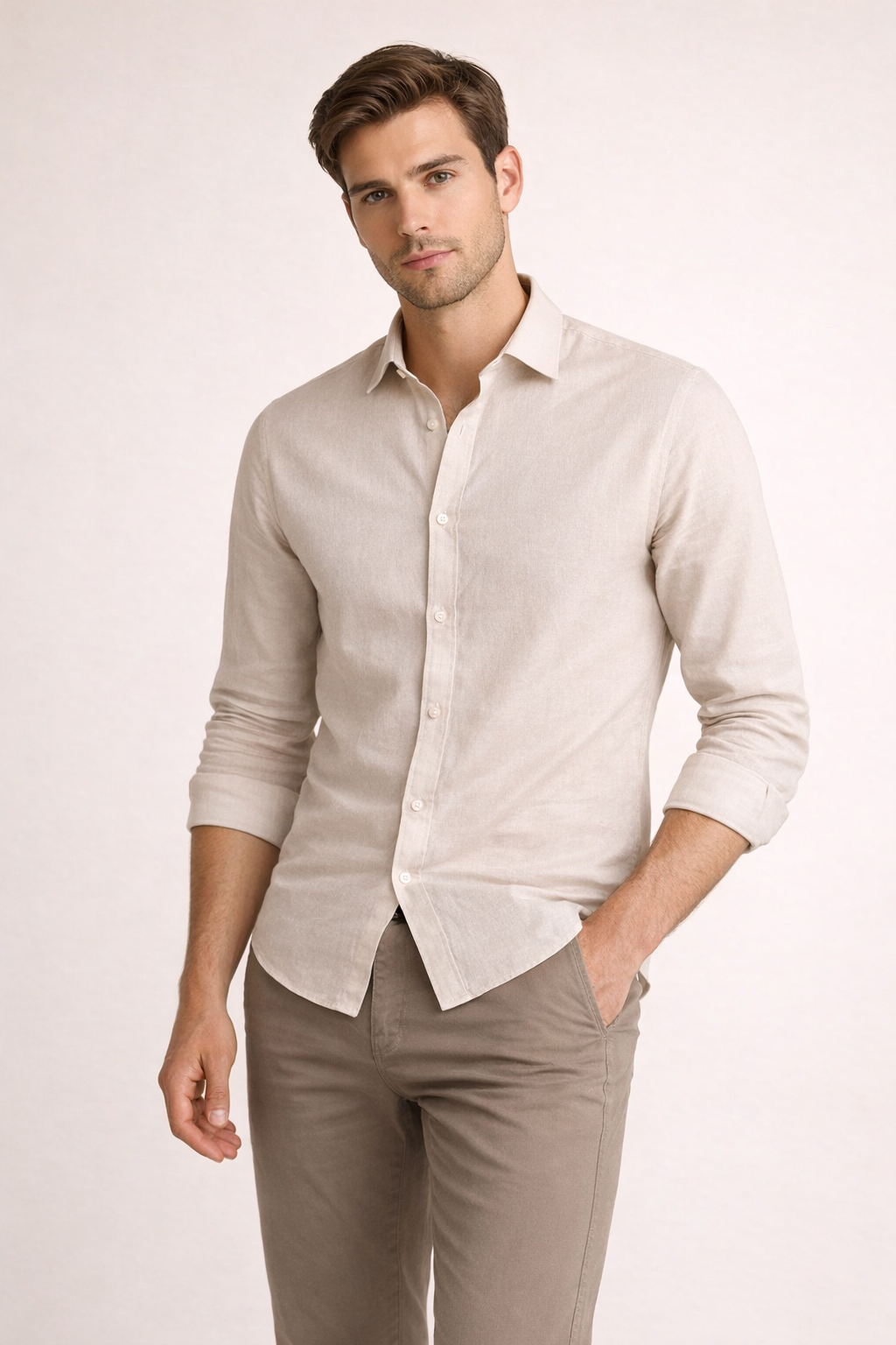 Haute Linen Shirt Beige