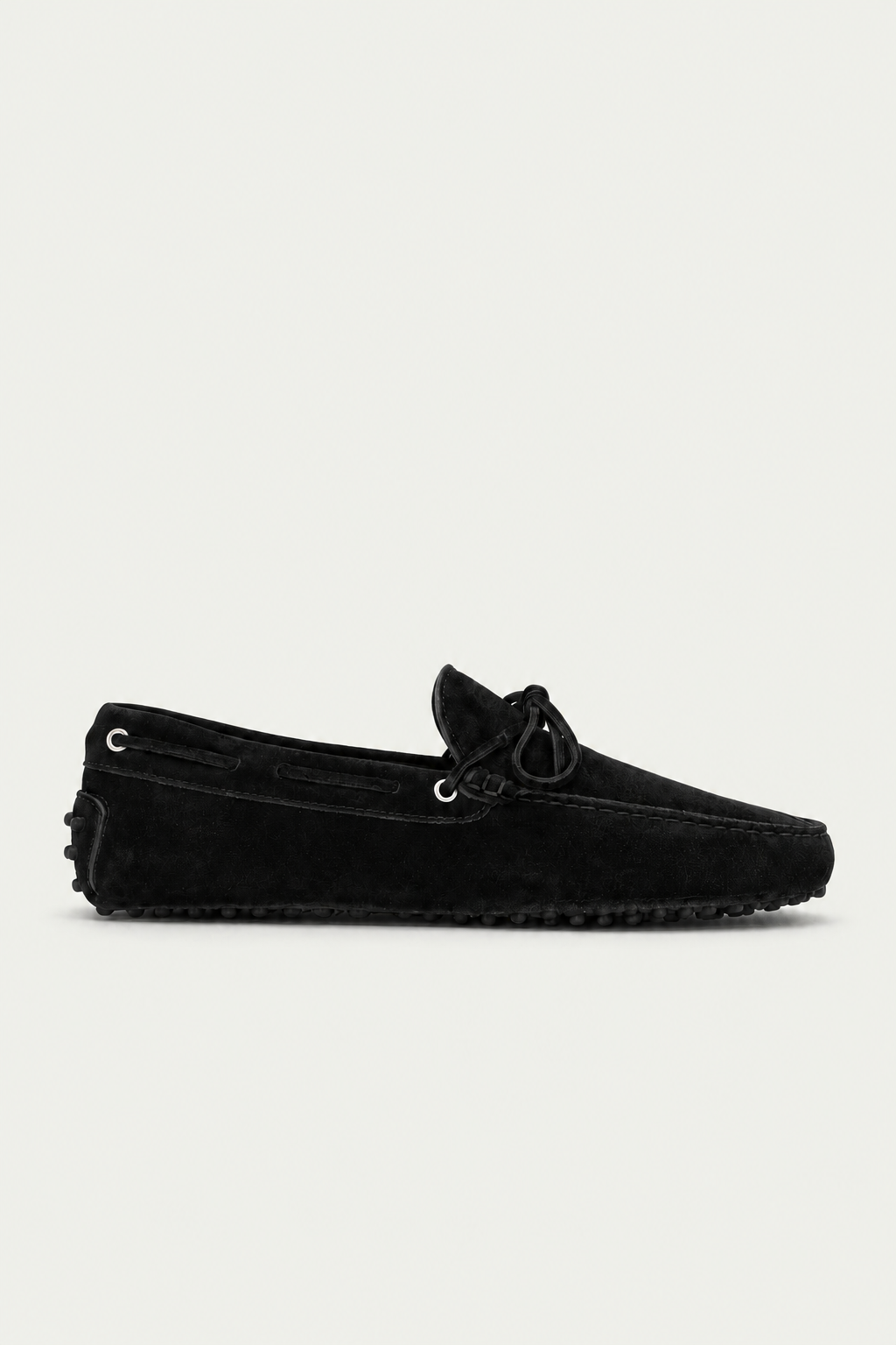 Capri Wildleder Mokassin Schwarz