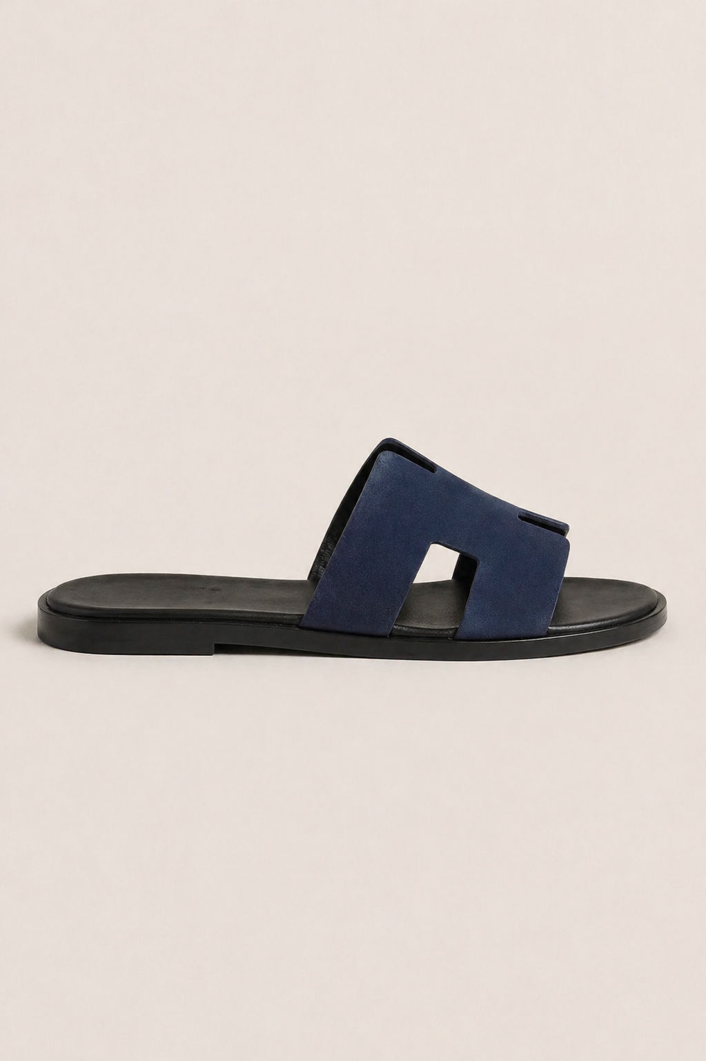 Valero Wildledersandale Navy
