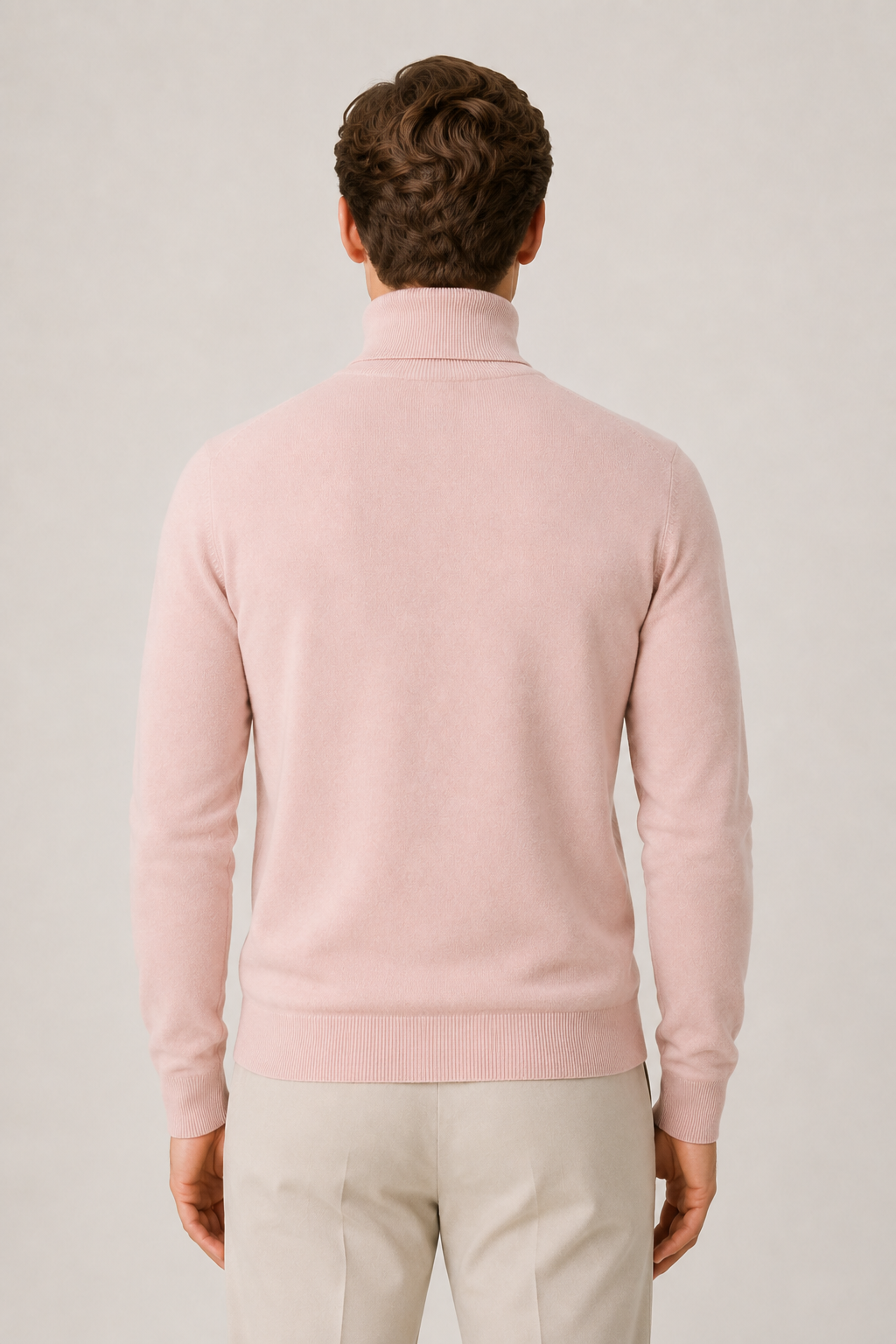 Intemporel Rollkragenpullover Jeansblau