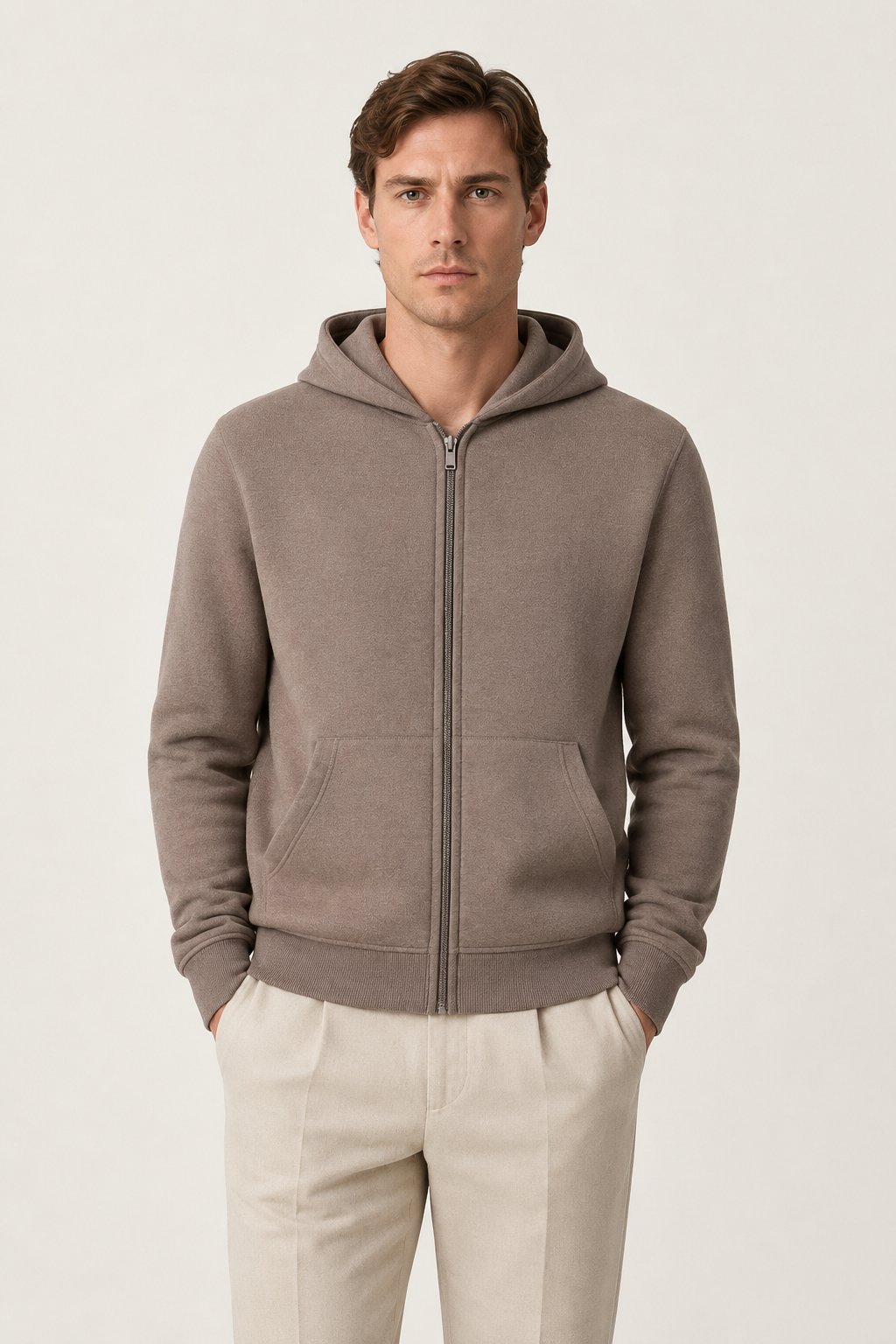 Évoque Cardigan Taupe