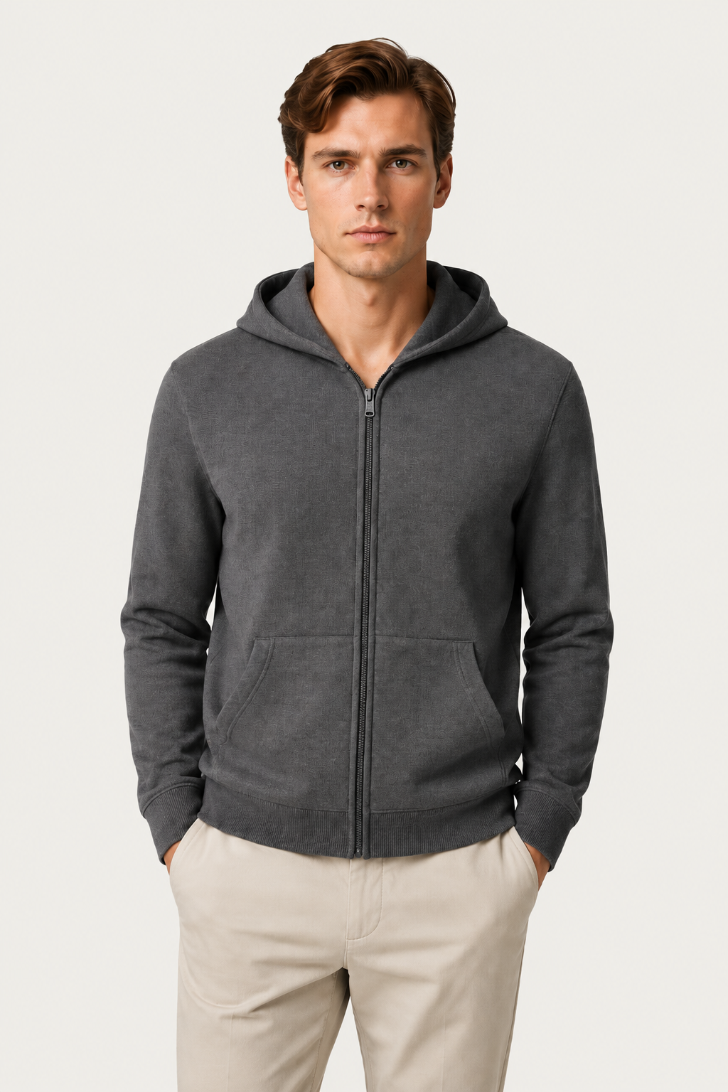 Évoque Strickjacke Dunkelgrau