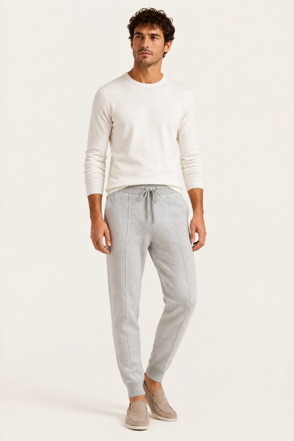 Klassische Freizeithose Grau