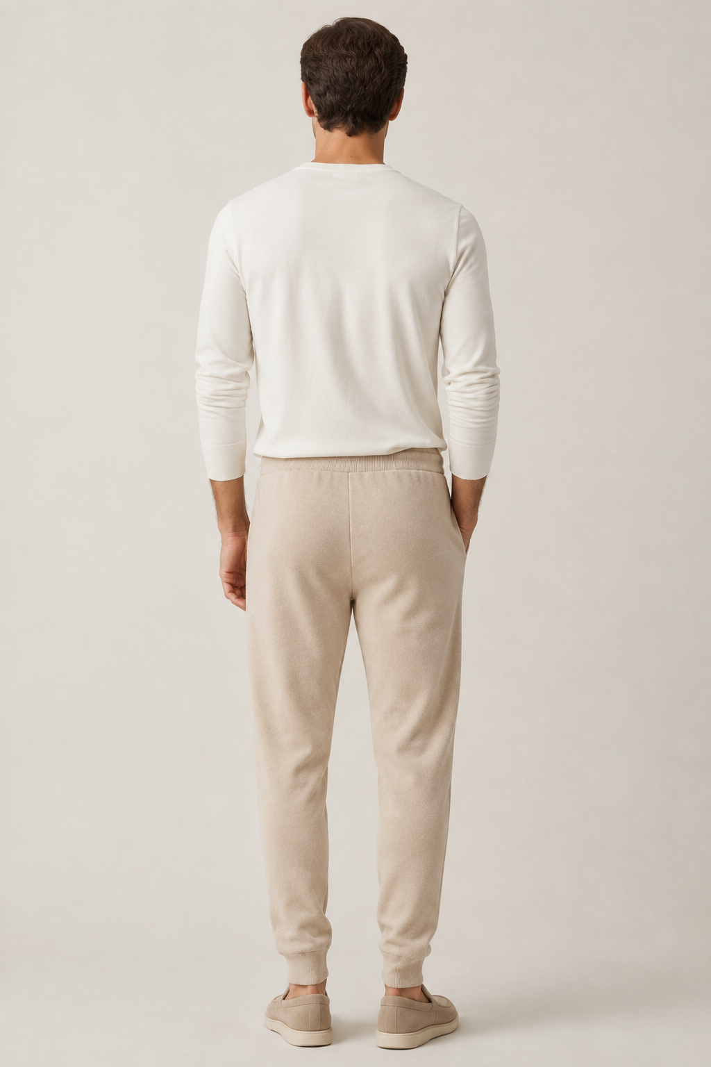Klassische Freizeithose Beige