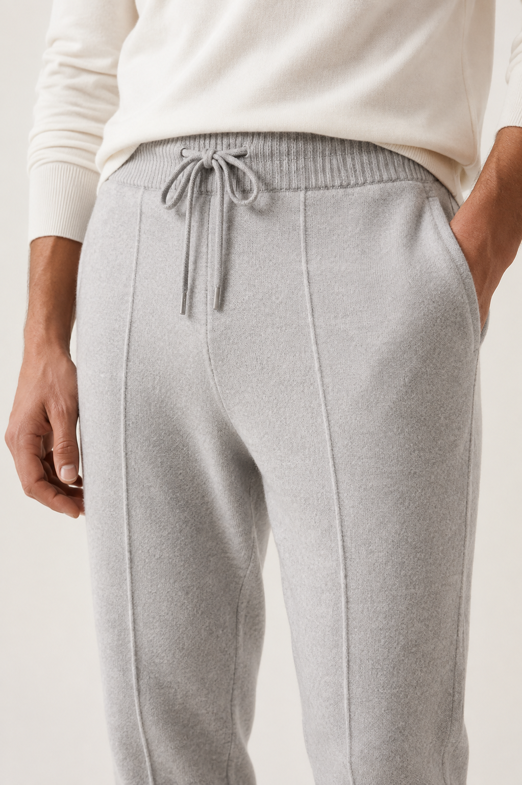 Klassische Freizeithose Grau