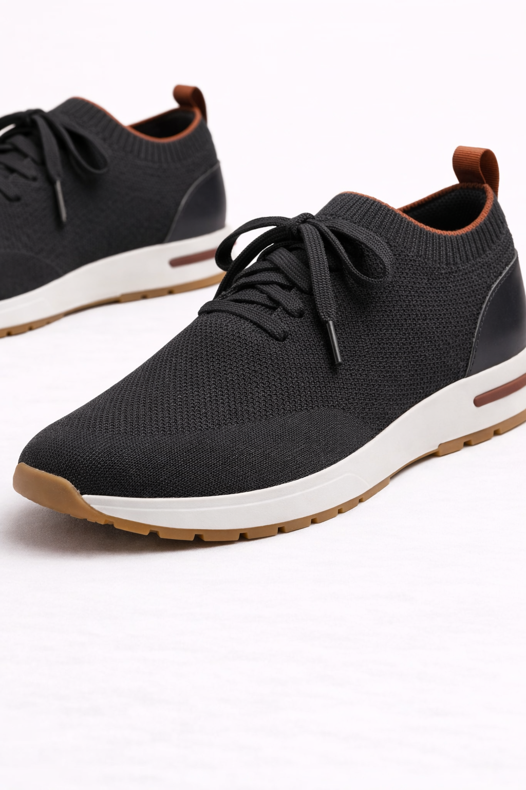 Selano Mesh Slip-On Schwarz