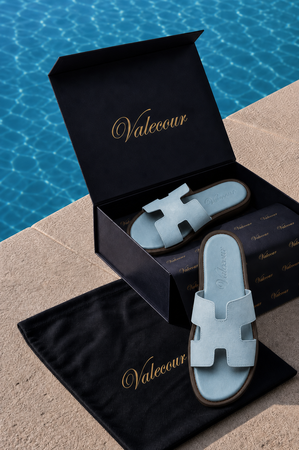 Valero Sandale Babyblau