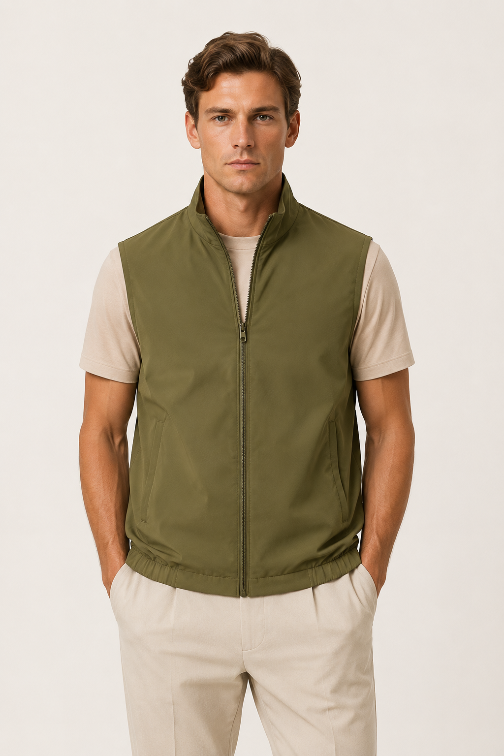 Reverso Bodywarmer Hellgrün