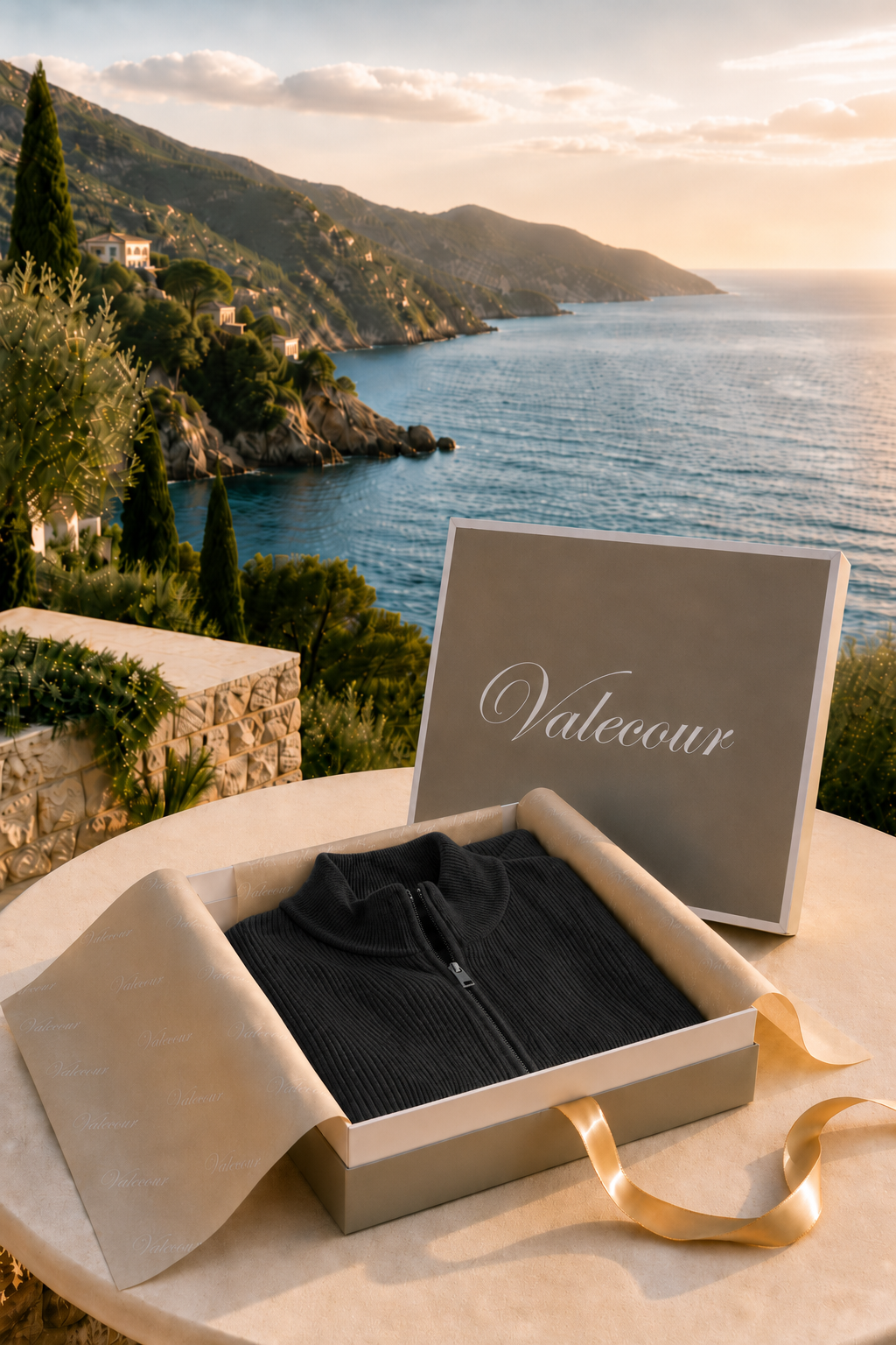 Lodève Zip Knit Black