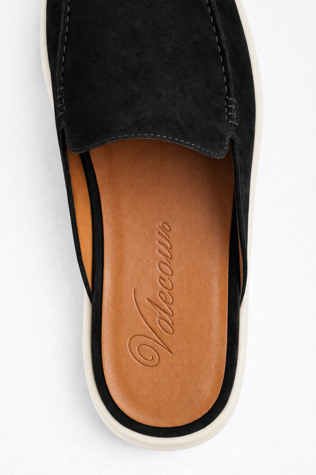 Ancestral Suede Mule Schwarz