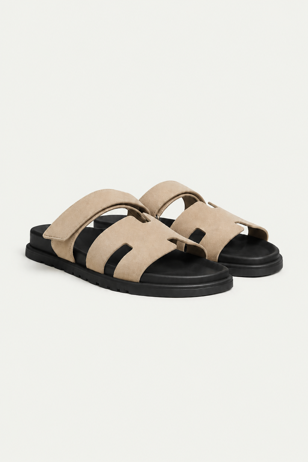 Virello Sandale Schwarz/Beige