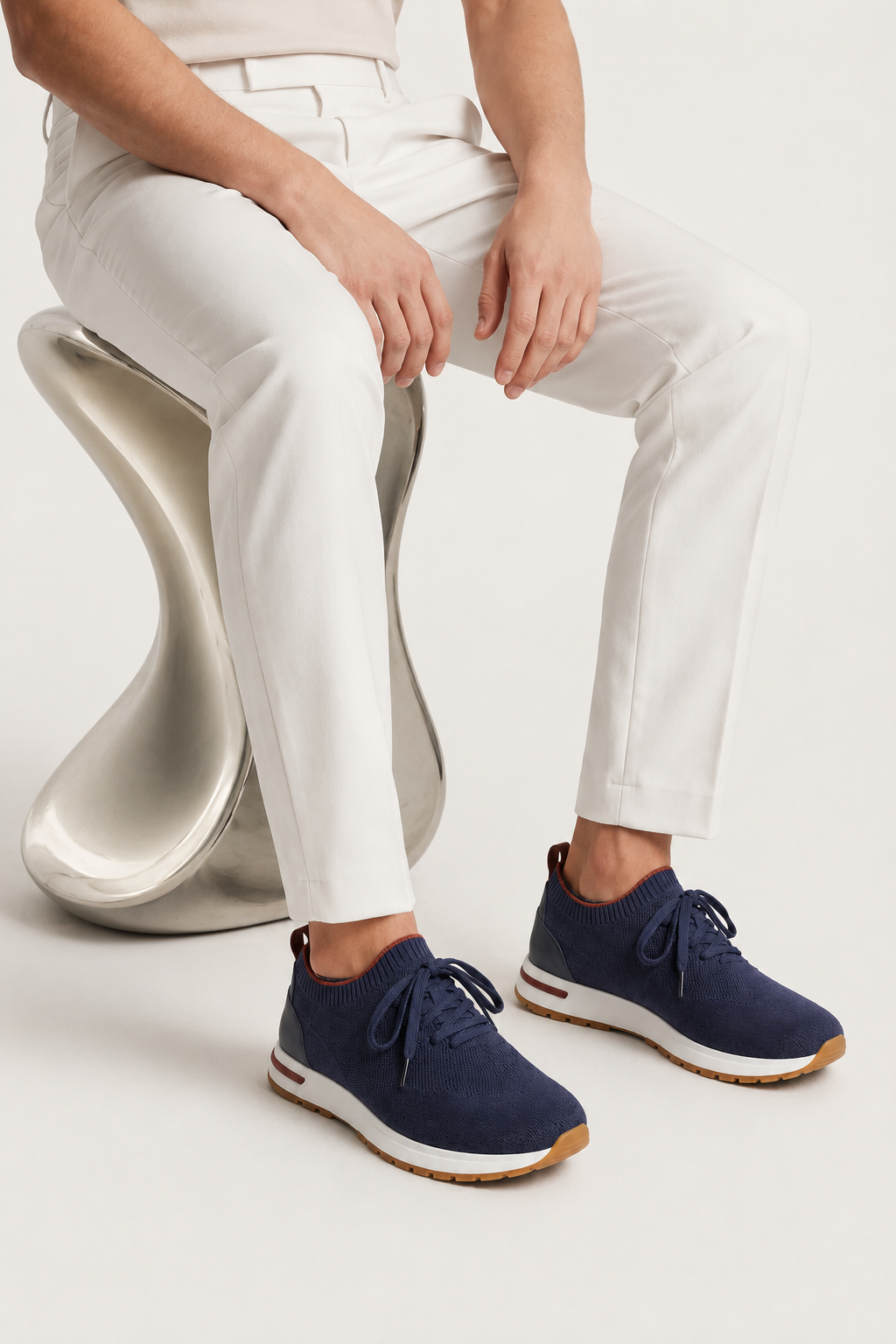 Selano Mesh-Slipper Hellblau