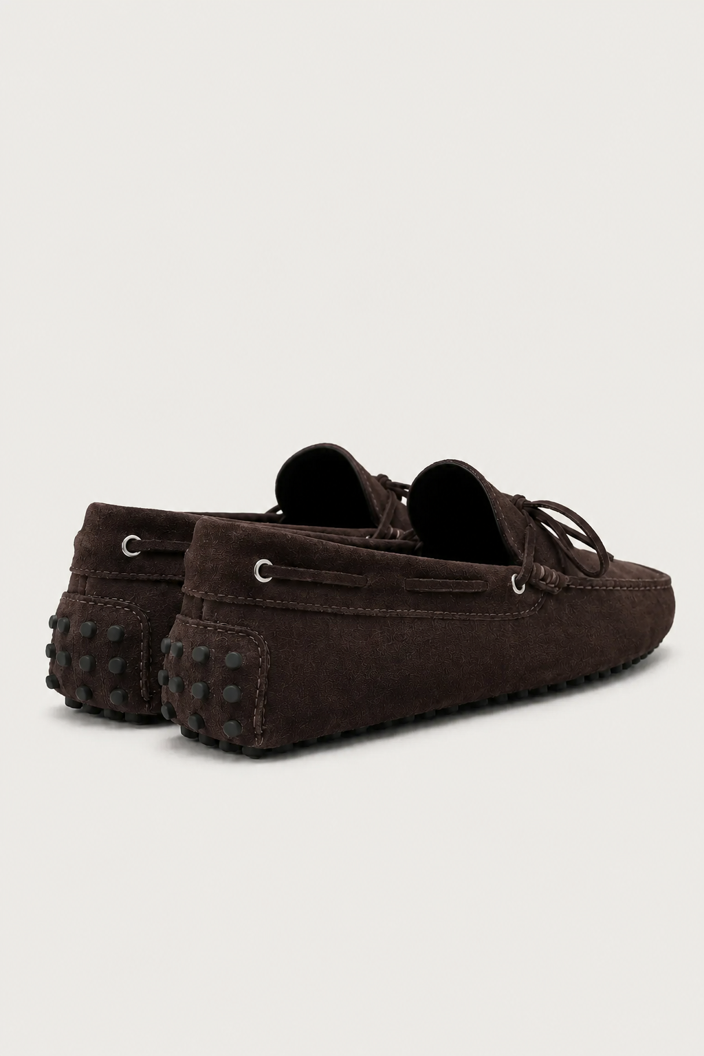 Capri Wildleder Mokassin Dunkelbraun