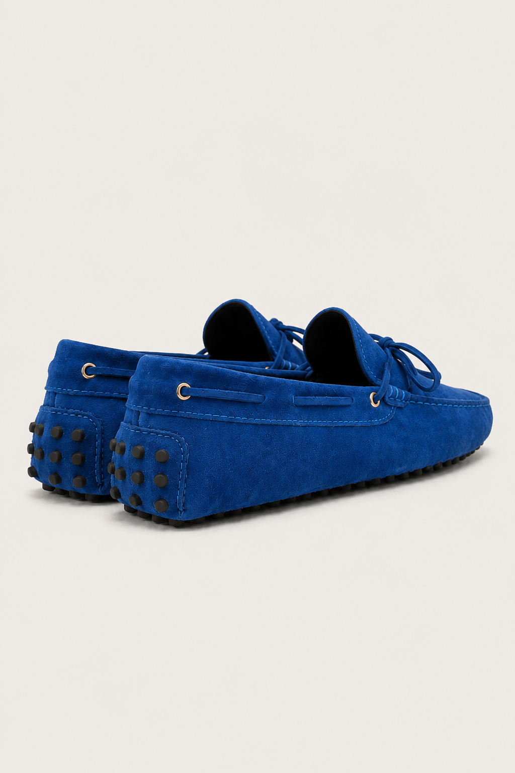 Capri Wildleder Mokassin Meeresblau