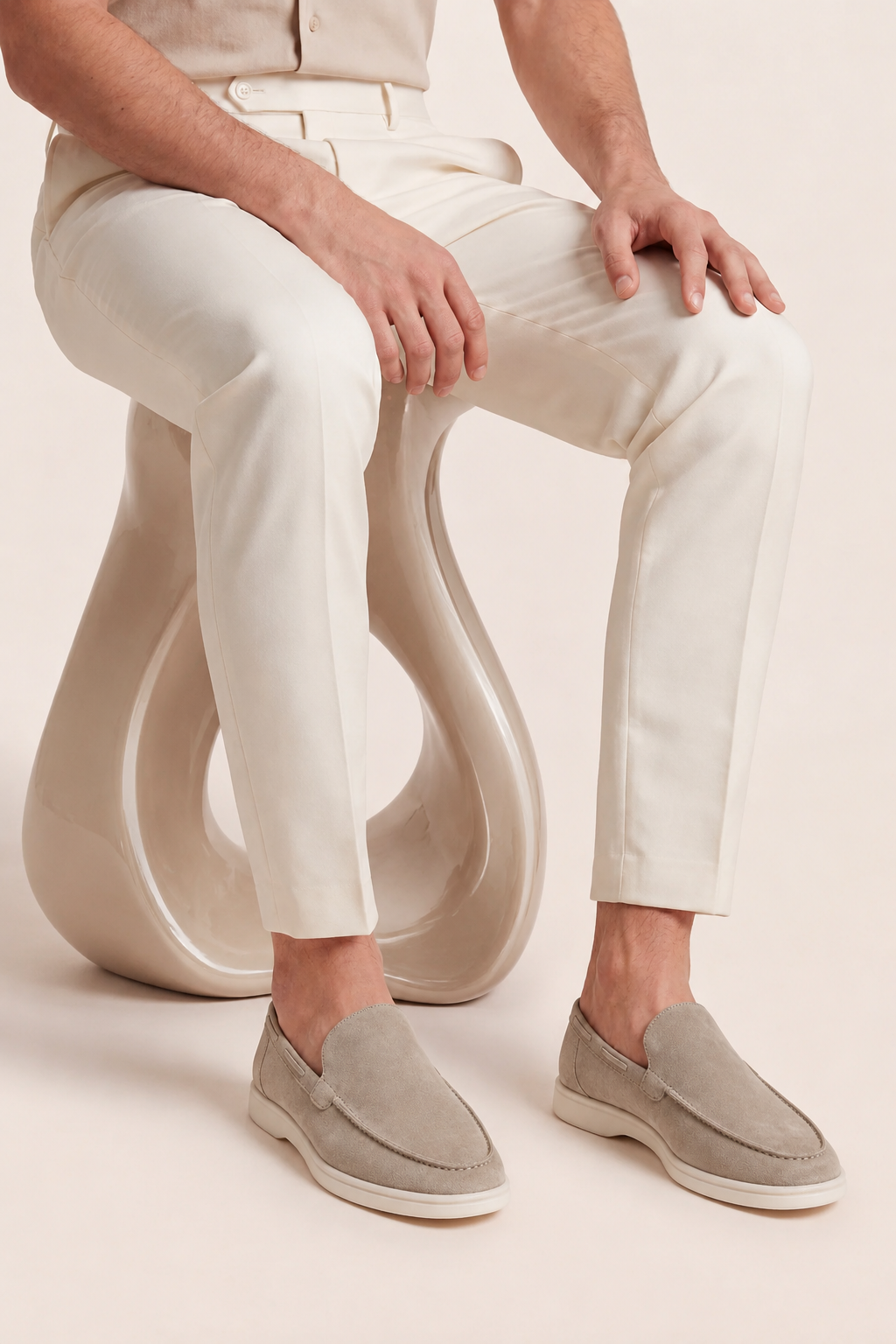 Ancestral Loafer Hellgrau