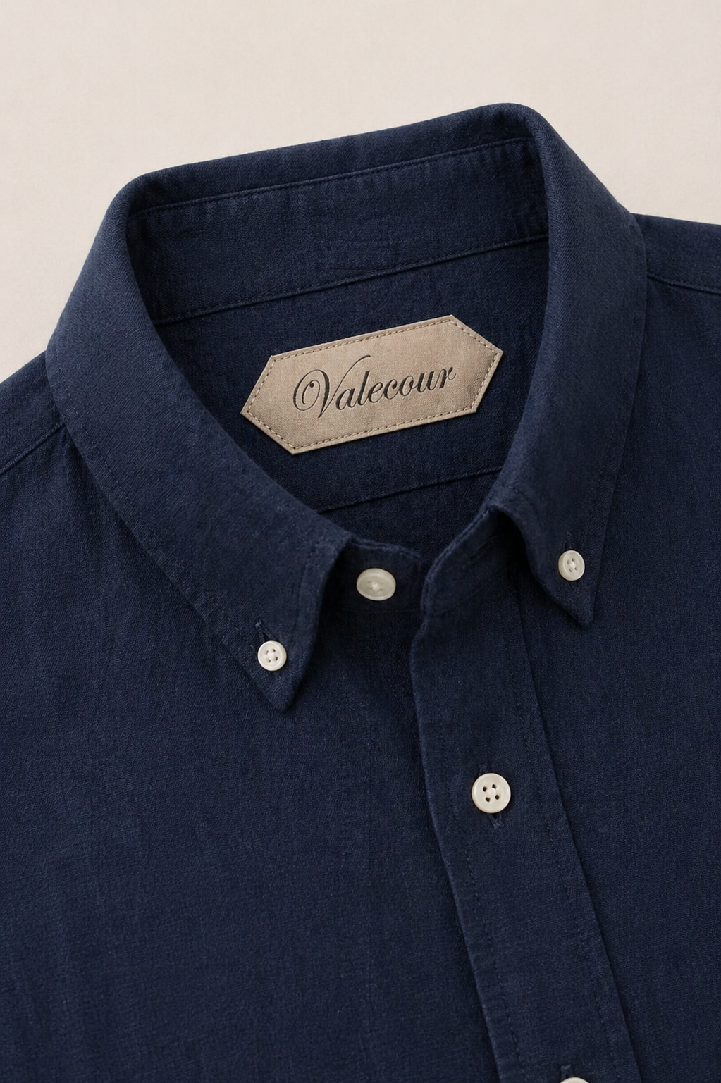 Haute Leinenhemd Navy