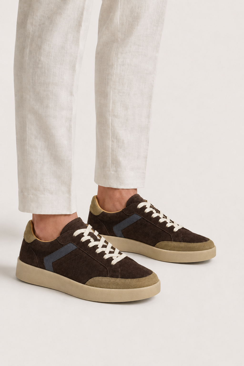 Verona Wildleder-Sneaker Dunkelbraun
