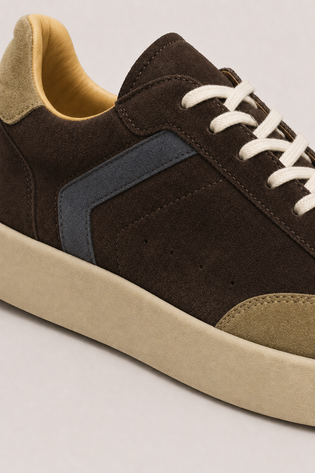 Verona Wildleder-Sneaker Dunkelbraun