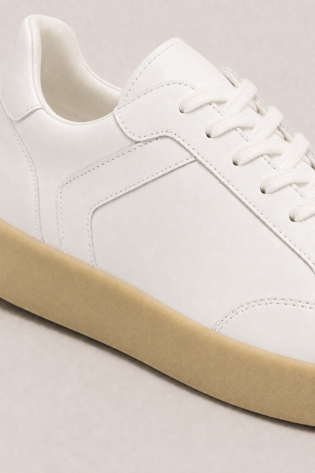 Verona Leder-Sneaker Weiß