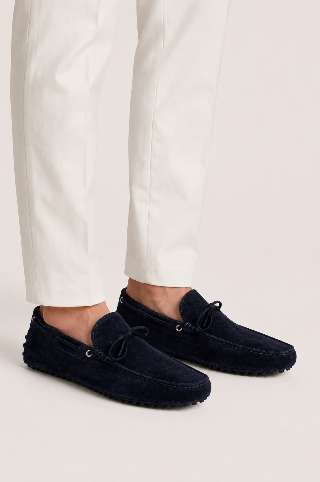 Capri Wildleder Mokassin Marine