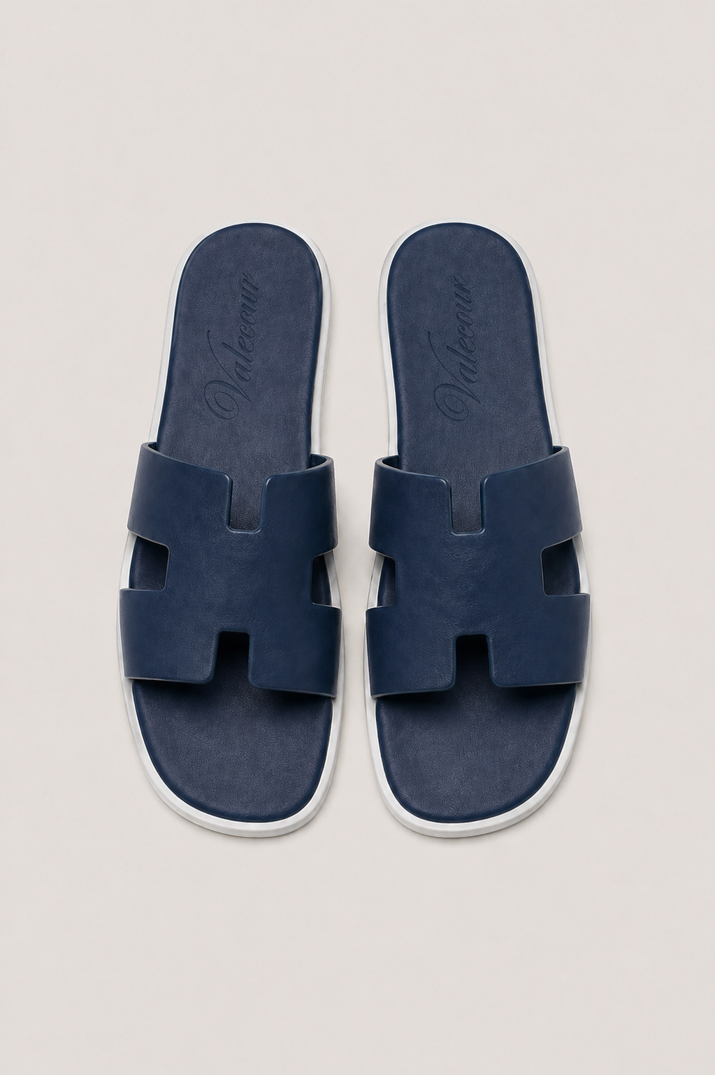 Valero Sandale Blau/Weiß