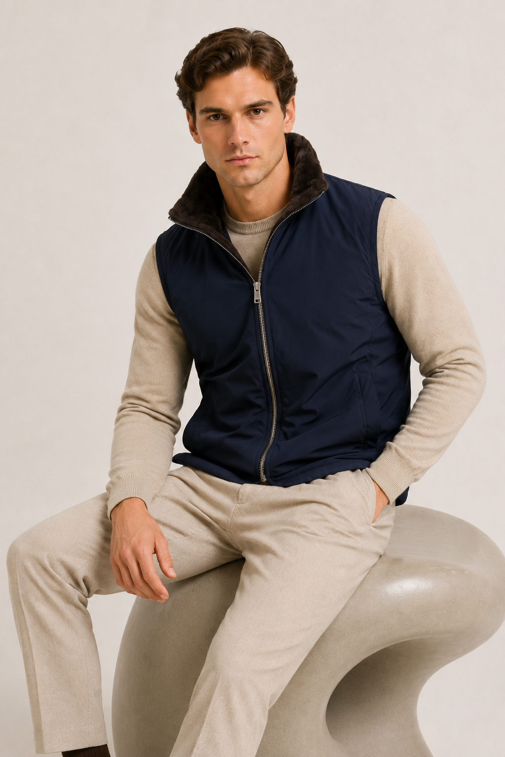 Reverso Bodywarmer Grau