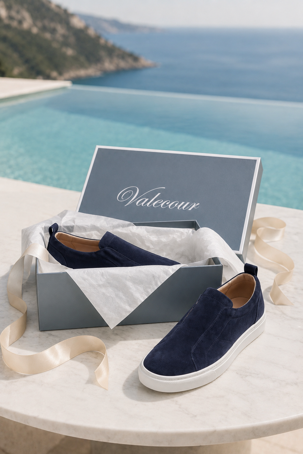 Savien Slipper Marineblau