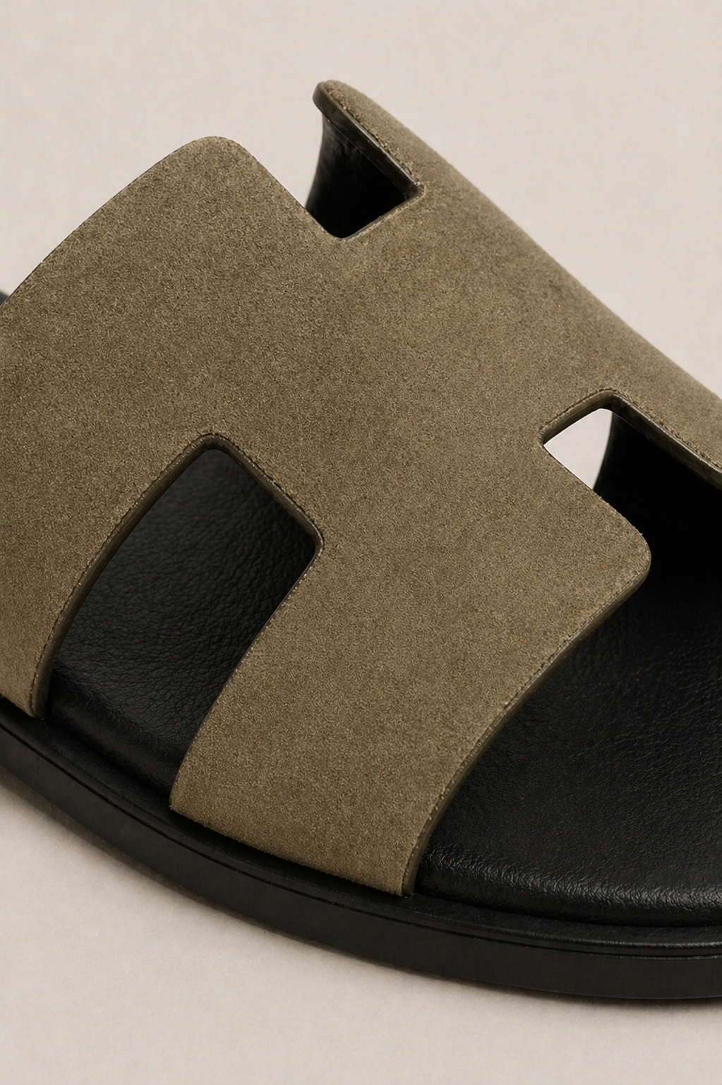 Valero Wildleder-Sandale Olive
