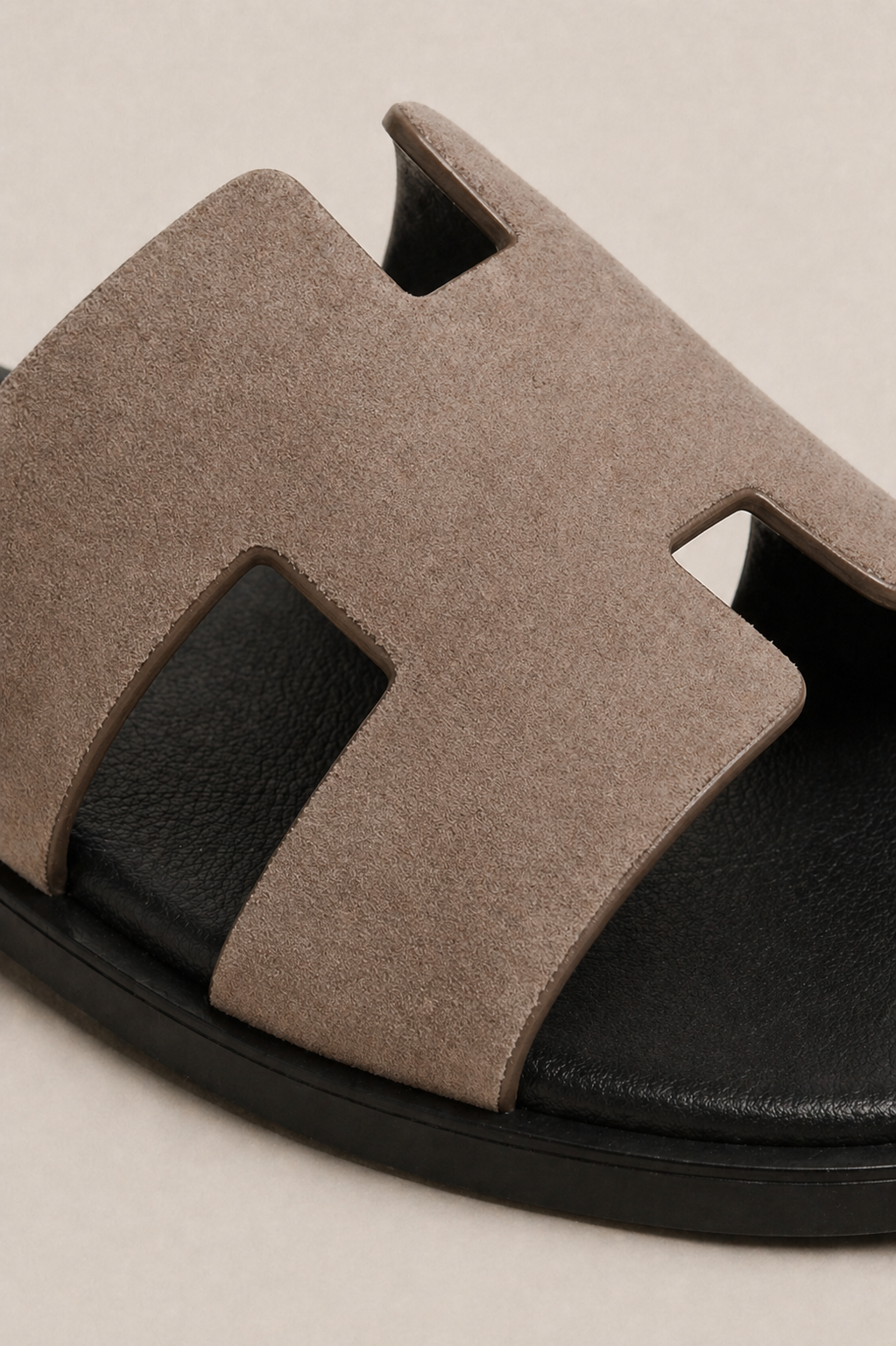 Valero Wildleder Sandale Taupe