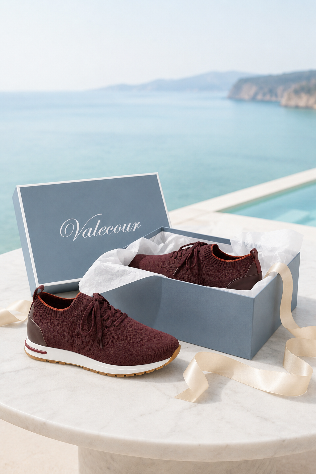Selano Mesh Slip-On Dunkelbraun