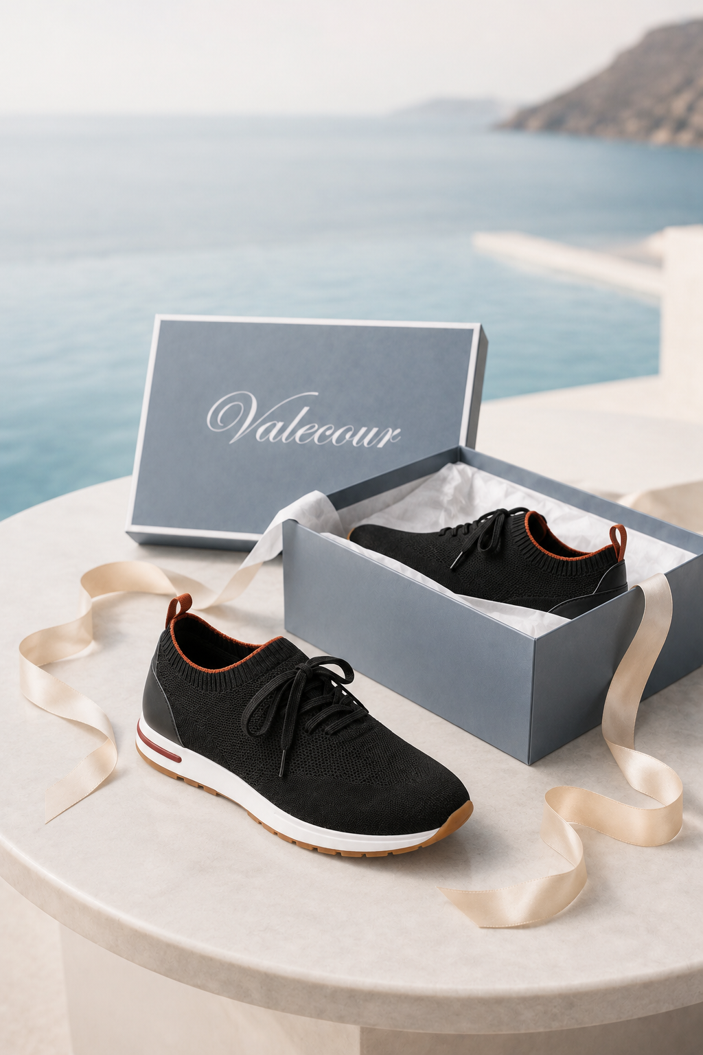 Selano Mesh Slip-On Schwarz