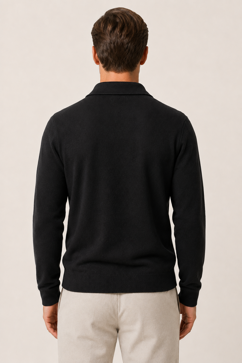 Venturi Merino Cardigan Black