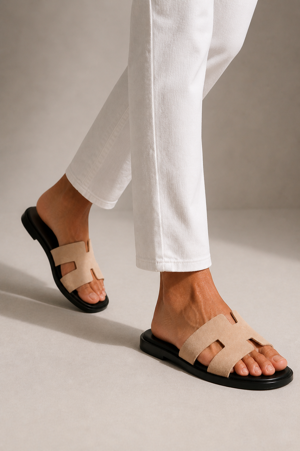 Valero Wildleder-Sandale Sand