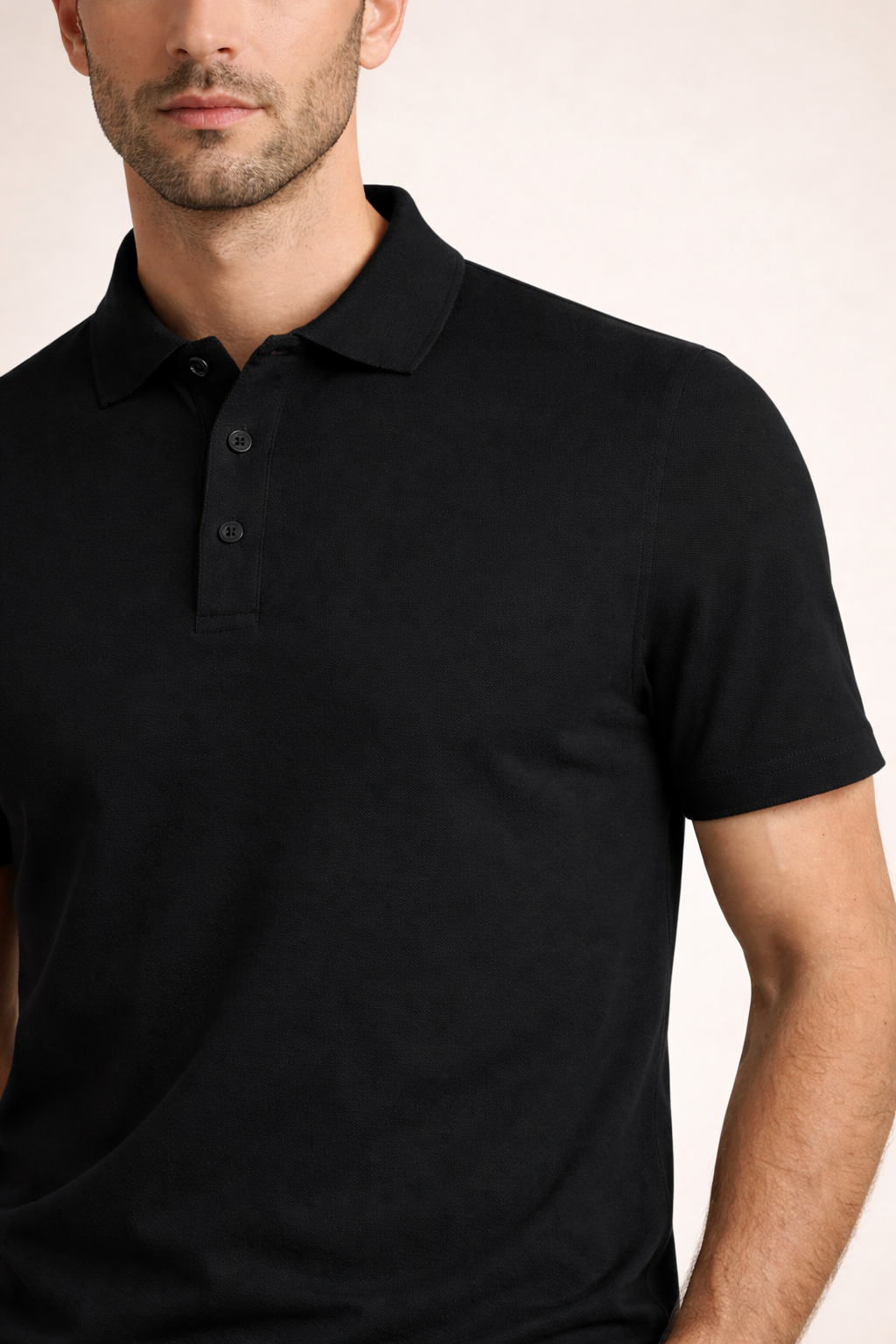 Edles Polo Schwarz