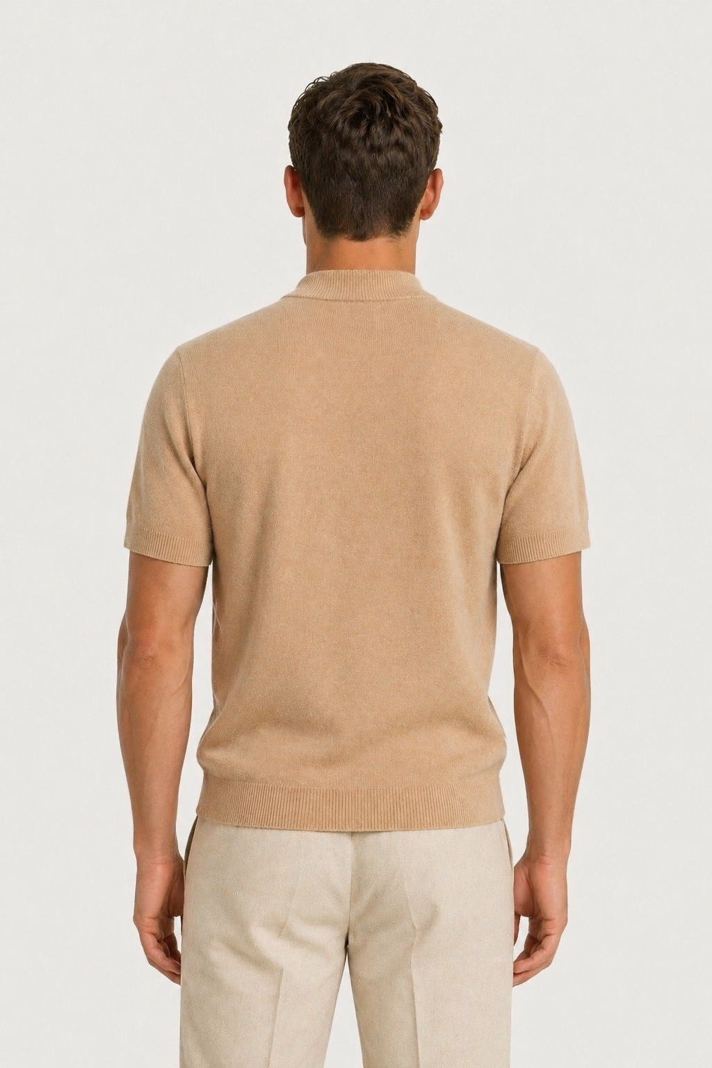 Azure Strick-T-Shirt Sand