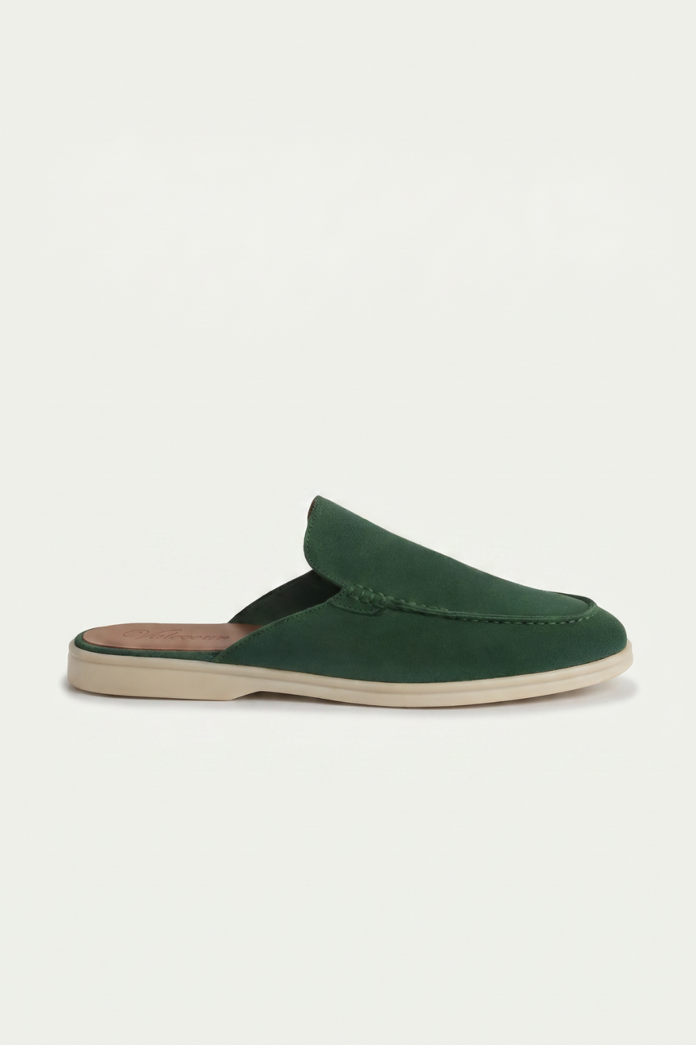 Ancestral Suede Mule Waldgrün