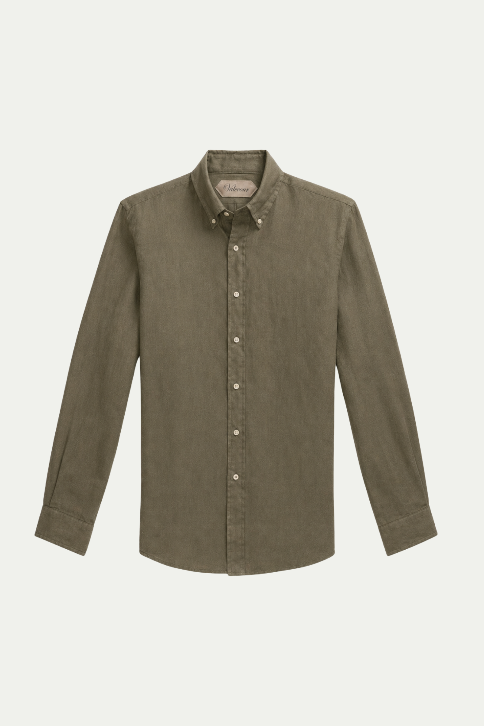 Edles Leinenhemd Olive