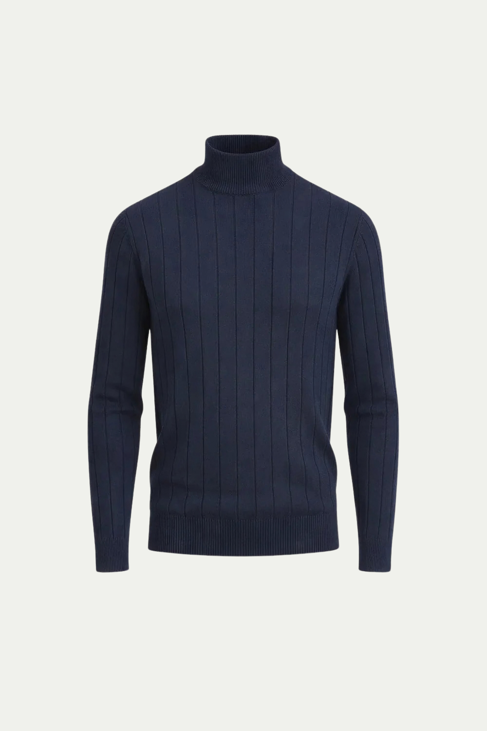 Maßgeschneiderter Rollkragenpullover Marine