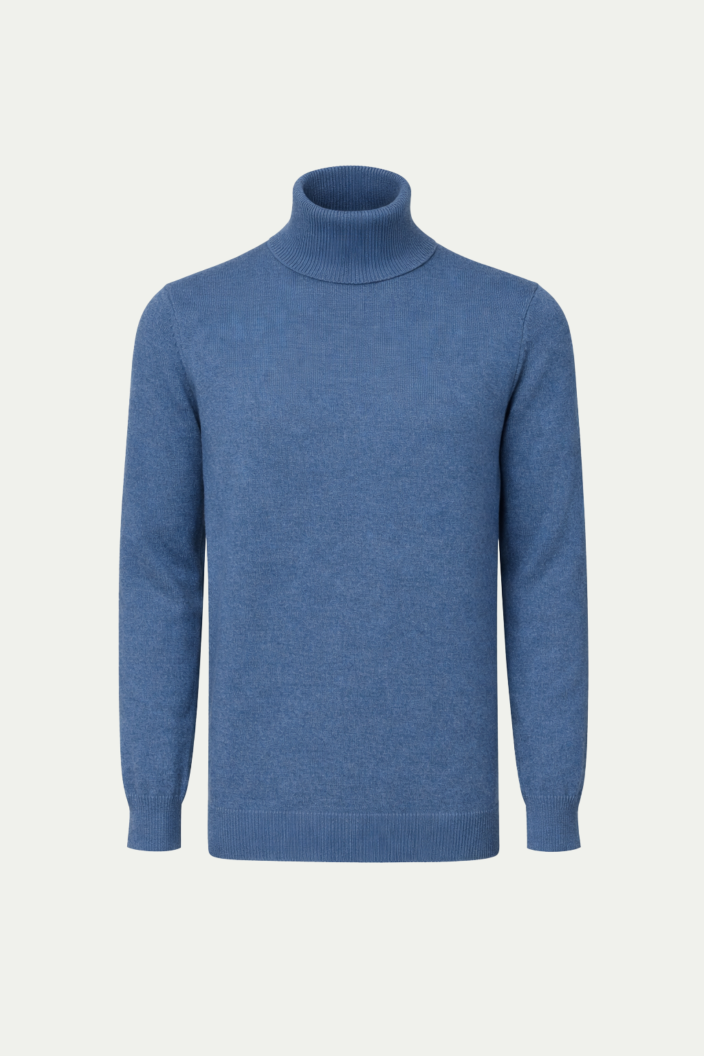 Intemporel Rollkragenpullover Jeansblau