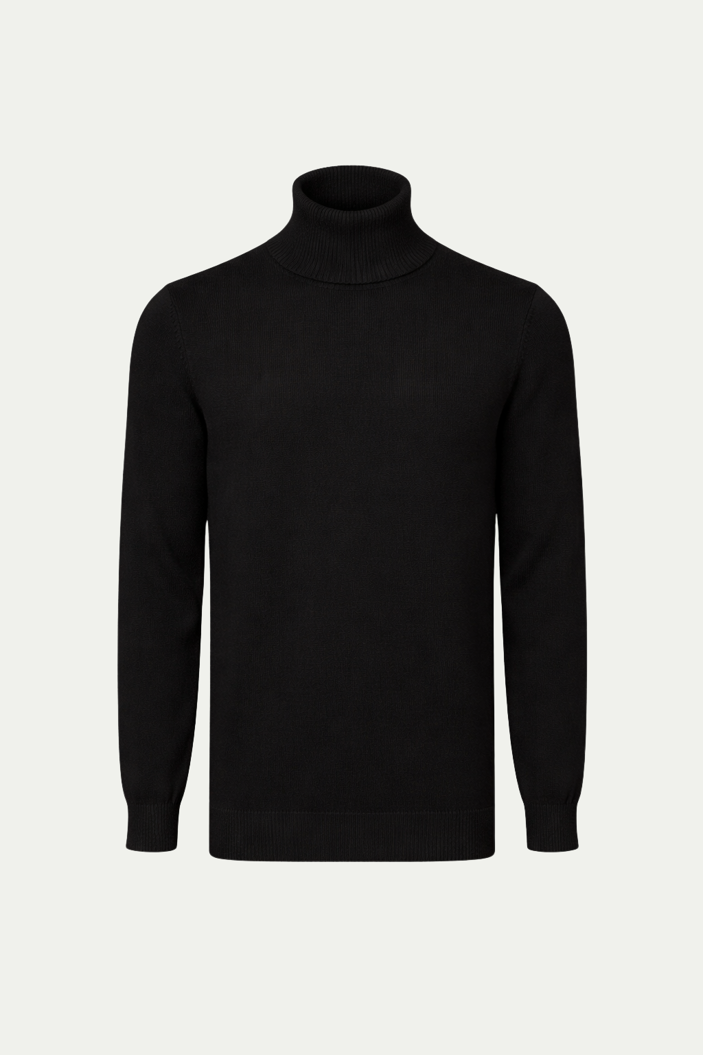 Intemporel Rollkragenpullover Schwarz