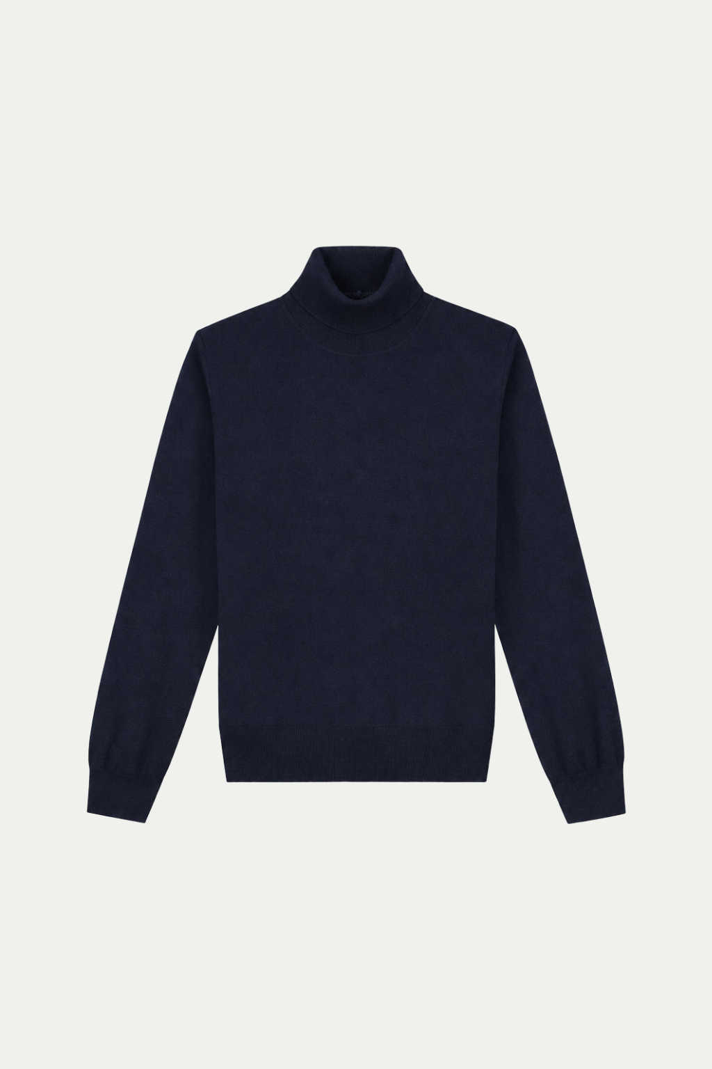 Intemporel Rollkragenpullover Jeansblau