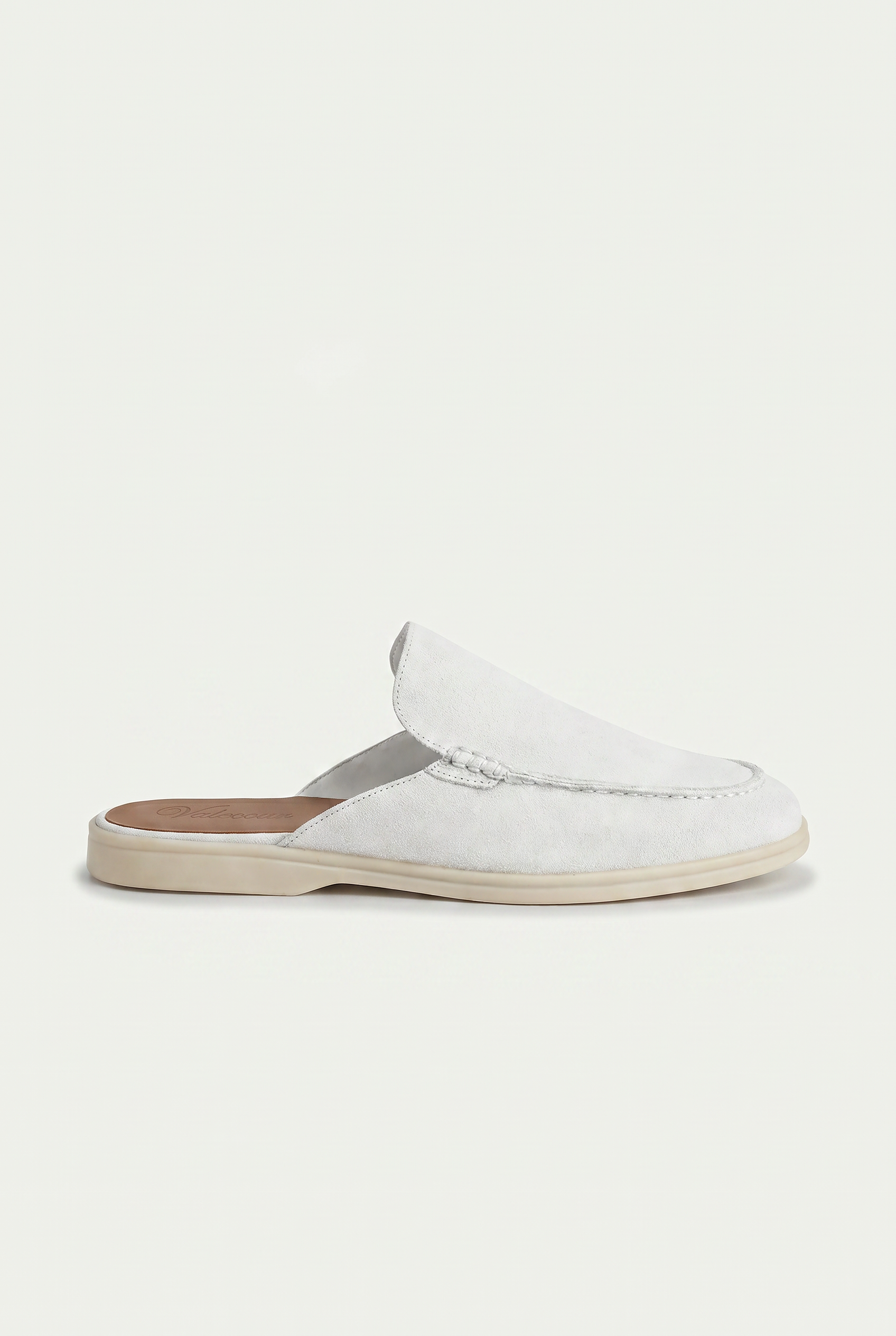 Ancestral Suede Mule Weiß