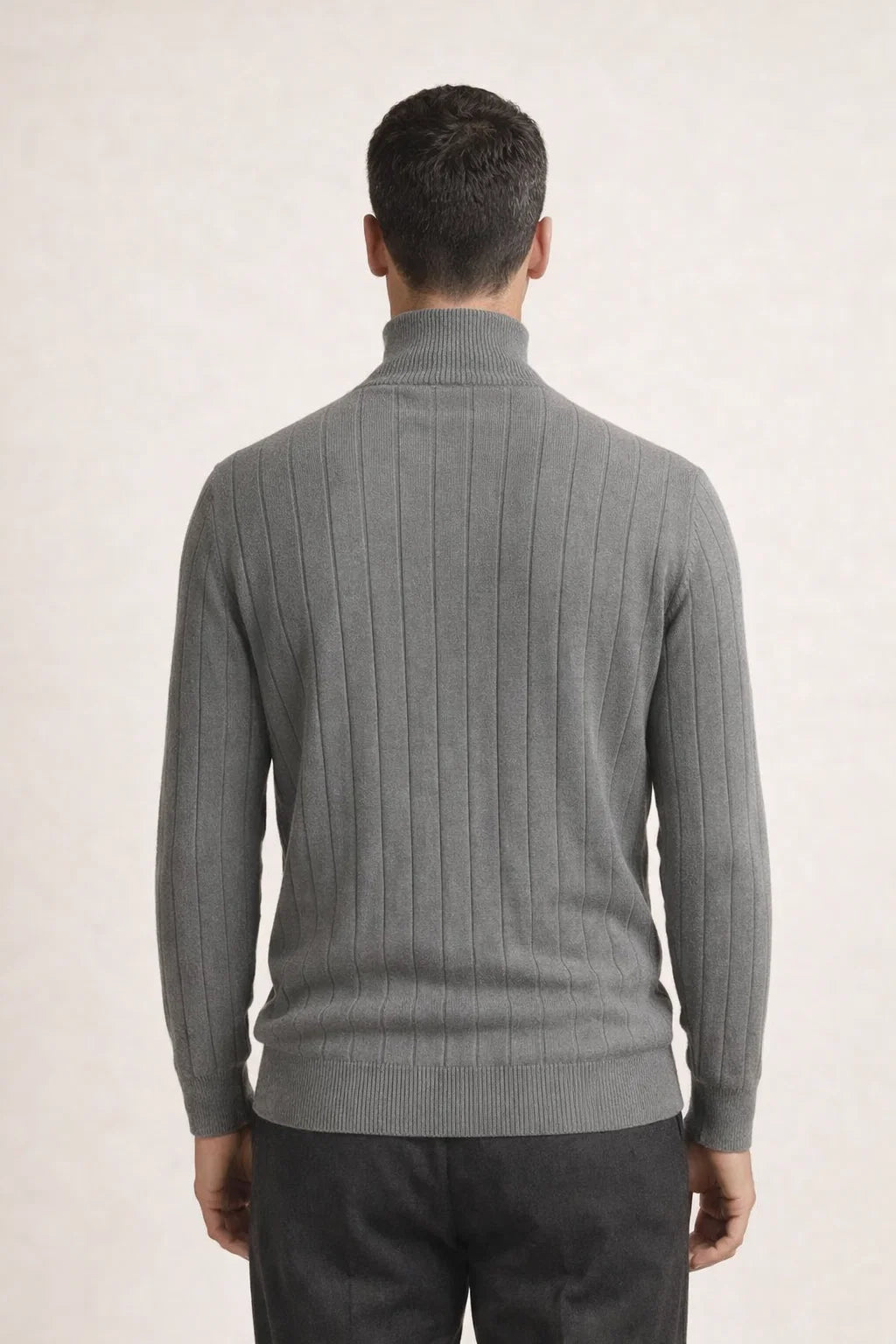 Tailored Turtleneck Grey
