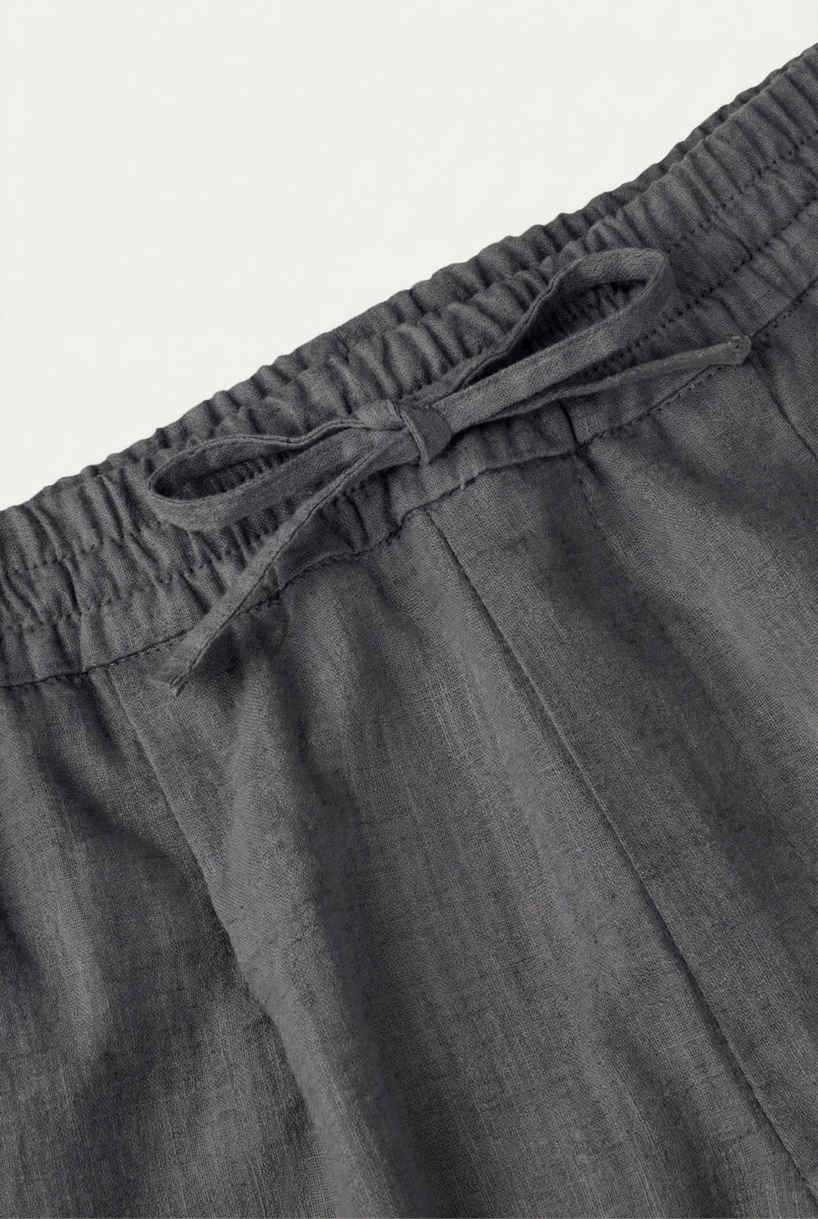 Graue Leinen-Bermudas "Bayside"